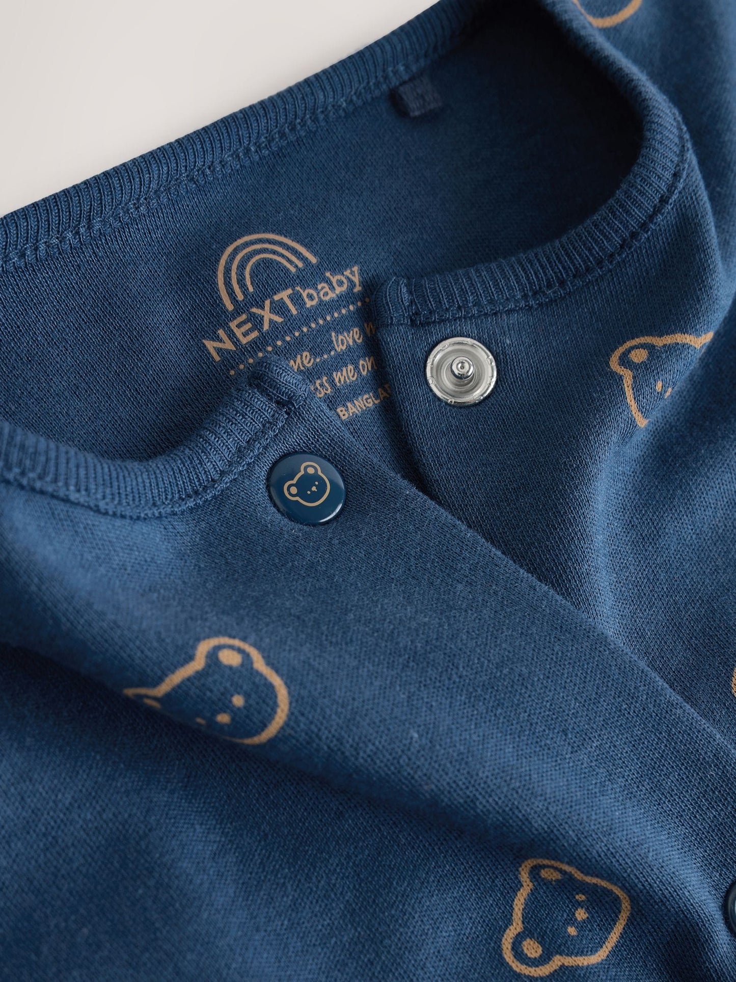 Navy Daddys Little Cub Baby Family Sleepsuit (0-2yrs)