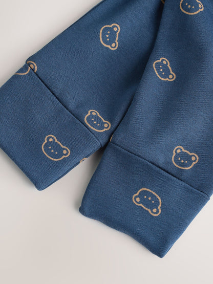 Navy Daddys Little Cub Baby Family Sleepsuit (0-2yrs)