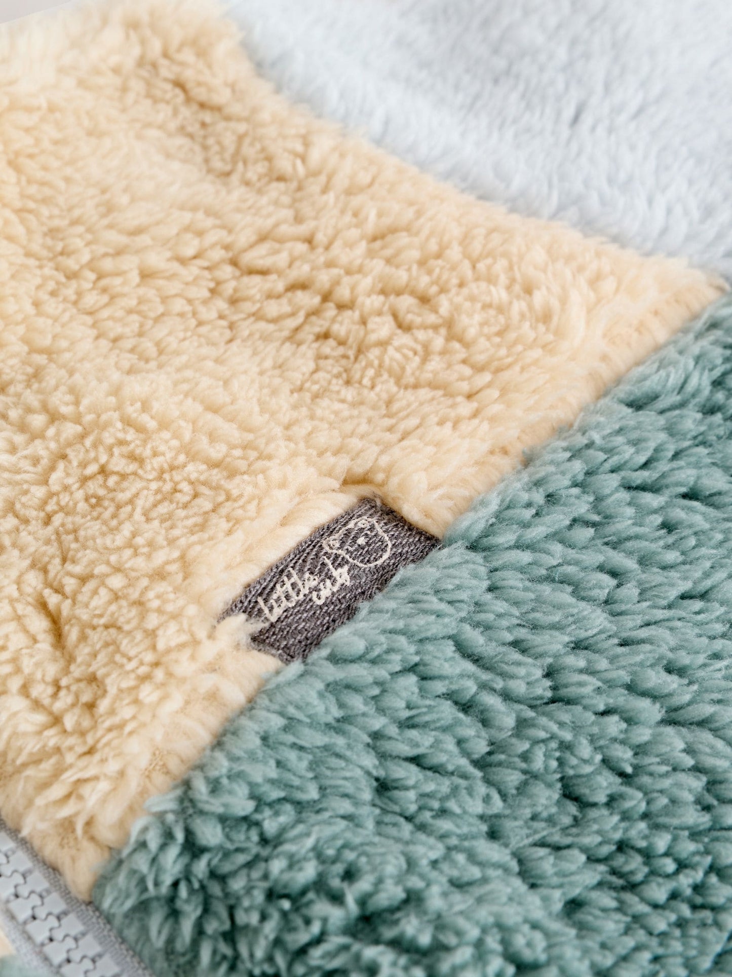 Minerals Colour Blocked Fleece Sleepsuit