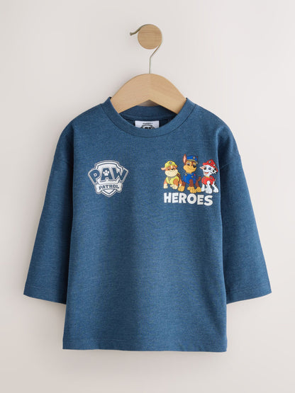 Dsiney Kidz - Navy Marl Paw Patrol Long Sleeve T-Shirt (9mths-8yrs) image 1