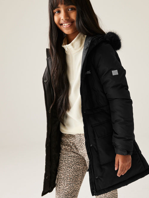 Dsiney Kidz - Regatta Black Fabrizia II Heavyweight Water Replellent Jacket image 1