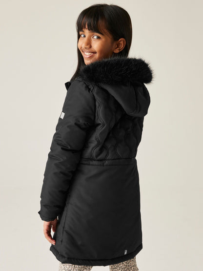 Dsiney Kidz - Regatta Black Fabrizia II Heavyweight Water Replellent Jacket image 3