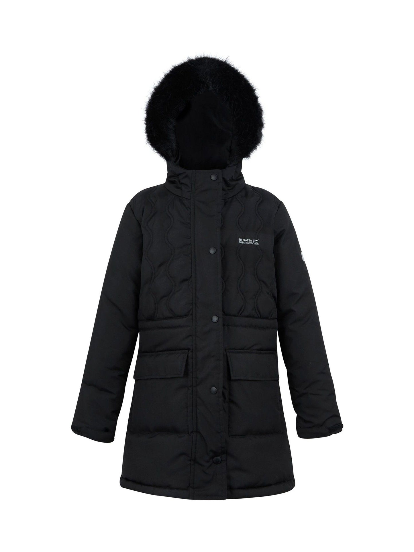 Dsiney Kidz - Regatta Black Fabrizia II Heavyweight Water Replellent Jacket image 6