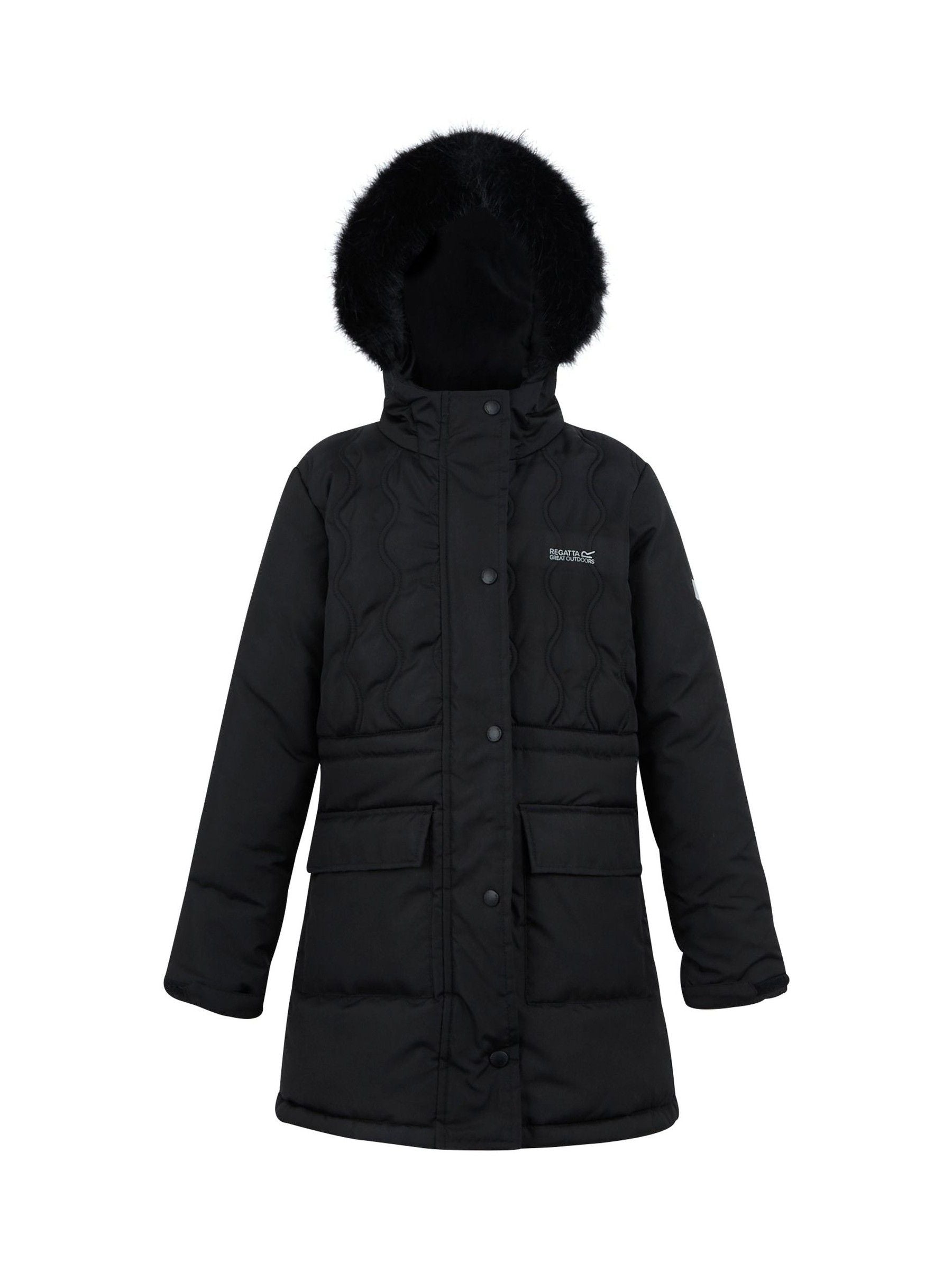 Dsiney Kidz - Regatta Black Fabrizia II Heavyweight Water Replellent Jacket image 6