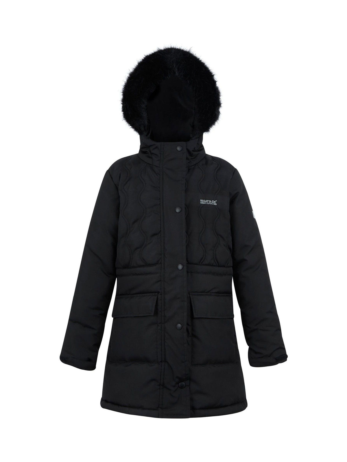 Dsiney Kidz - Regatta Black Fabrizia II Heavyweight Water Replellent Jacket image 6