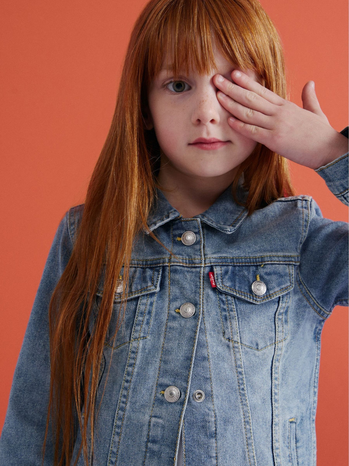 Dsiney Kidz - Levi's® Blue Denim Trucker Jacket image 1