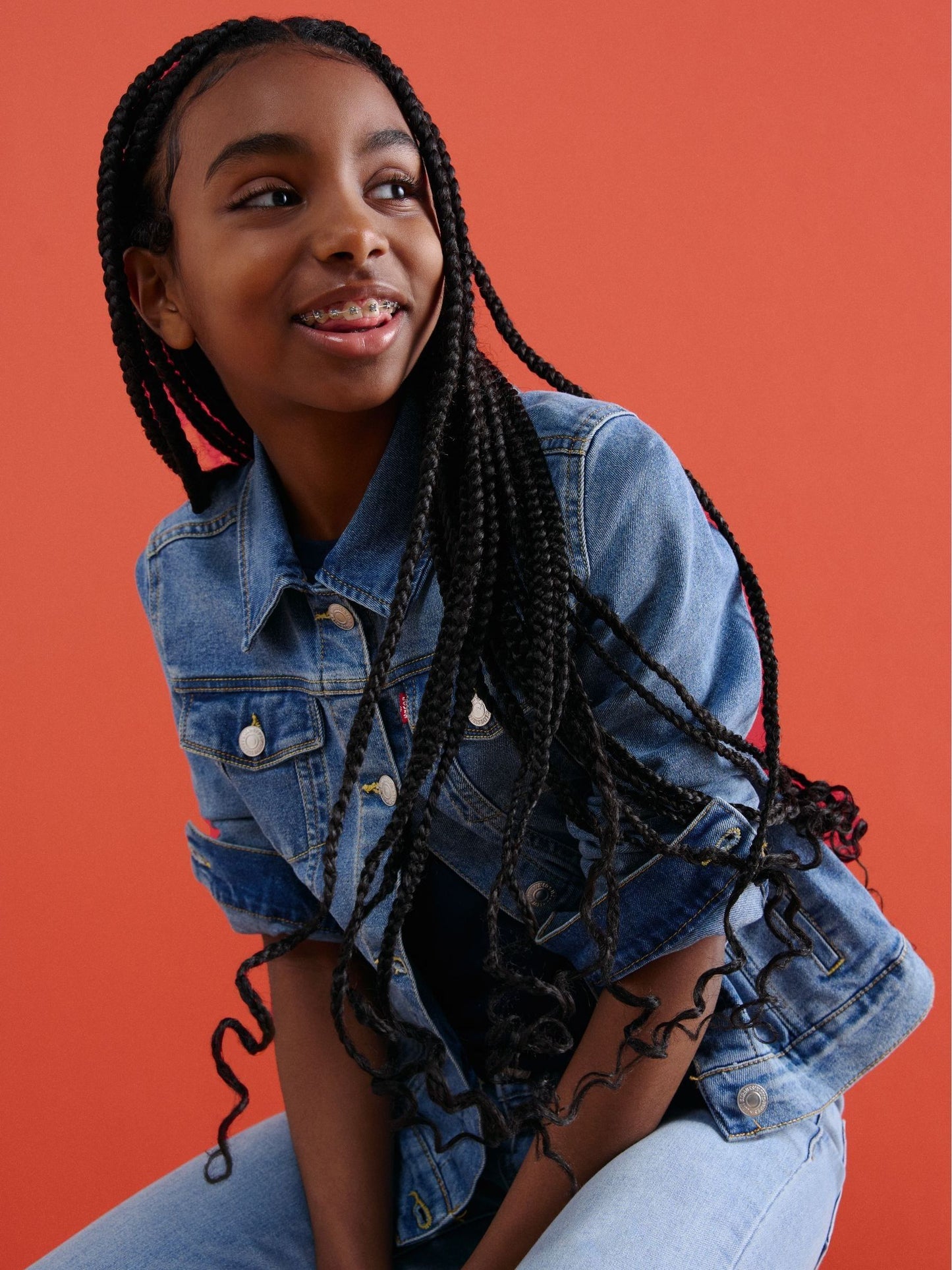 Dsiney Kidz - Levi's® Blue Denim Trucker Jacket image 2