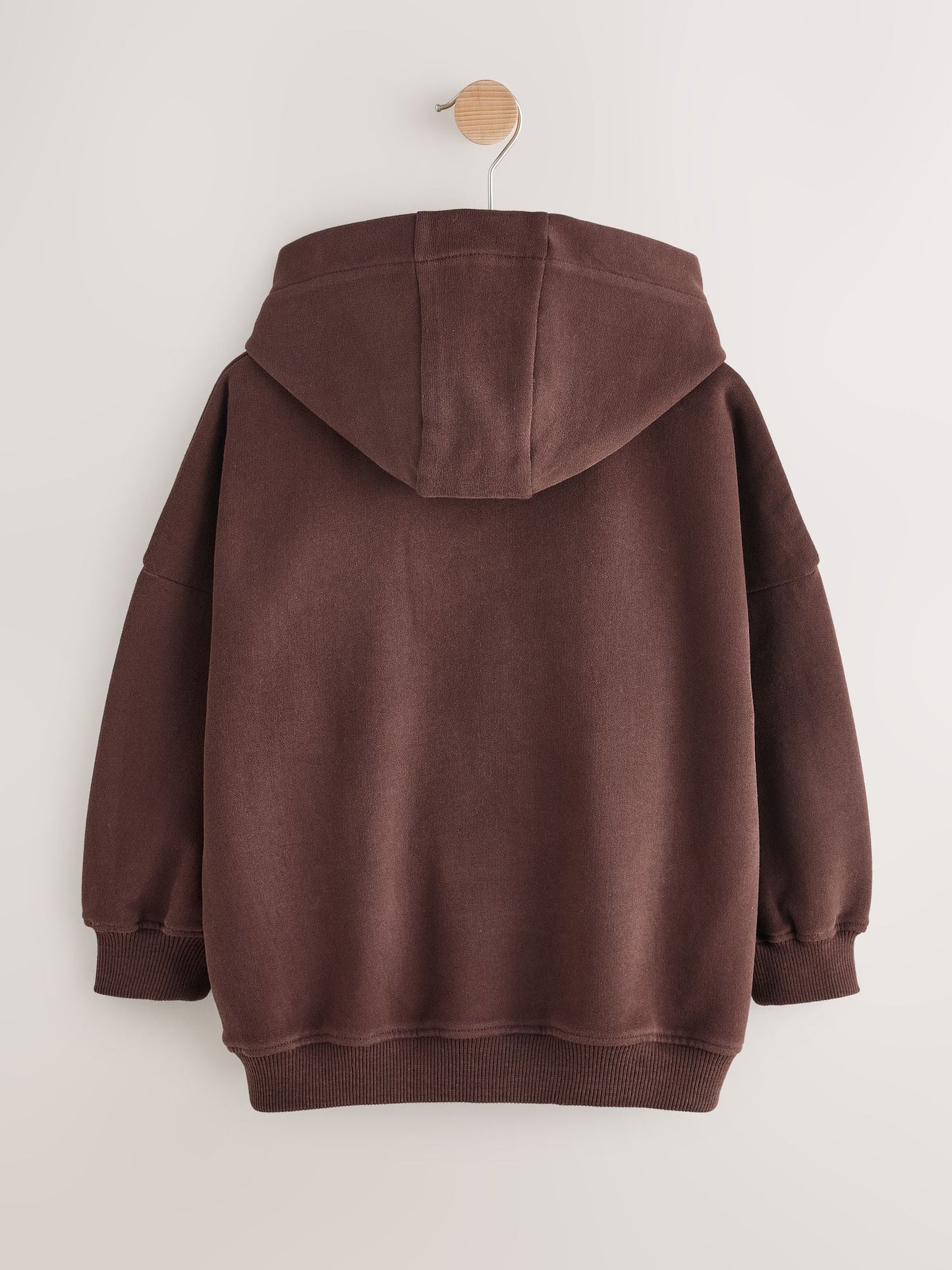 Chocolate Brown Slogan Hoodie (3-16yrs)