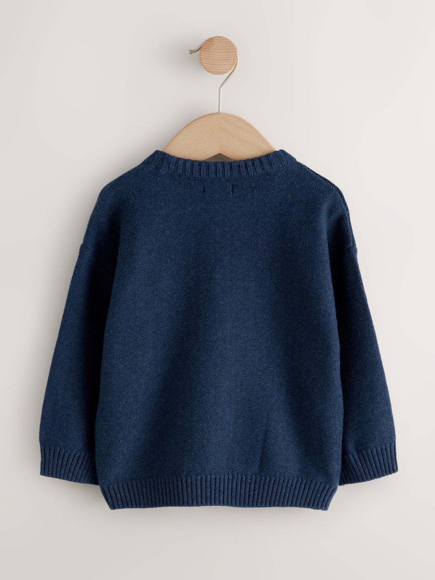 Navy Blue Knitted Christmas Jumper (3mths-7yrs)