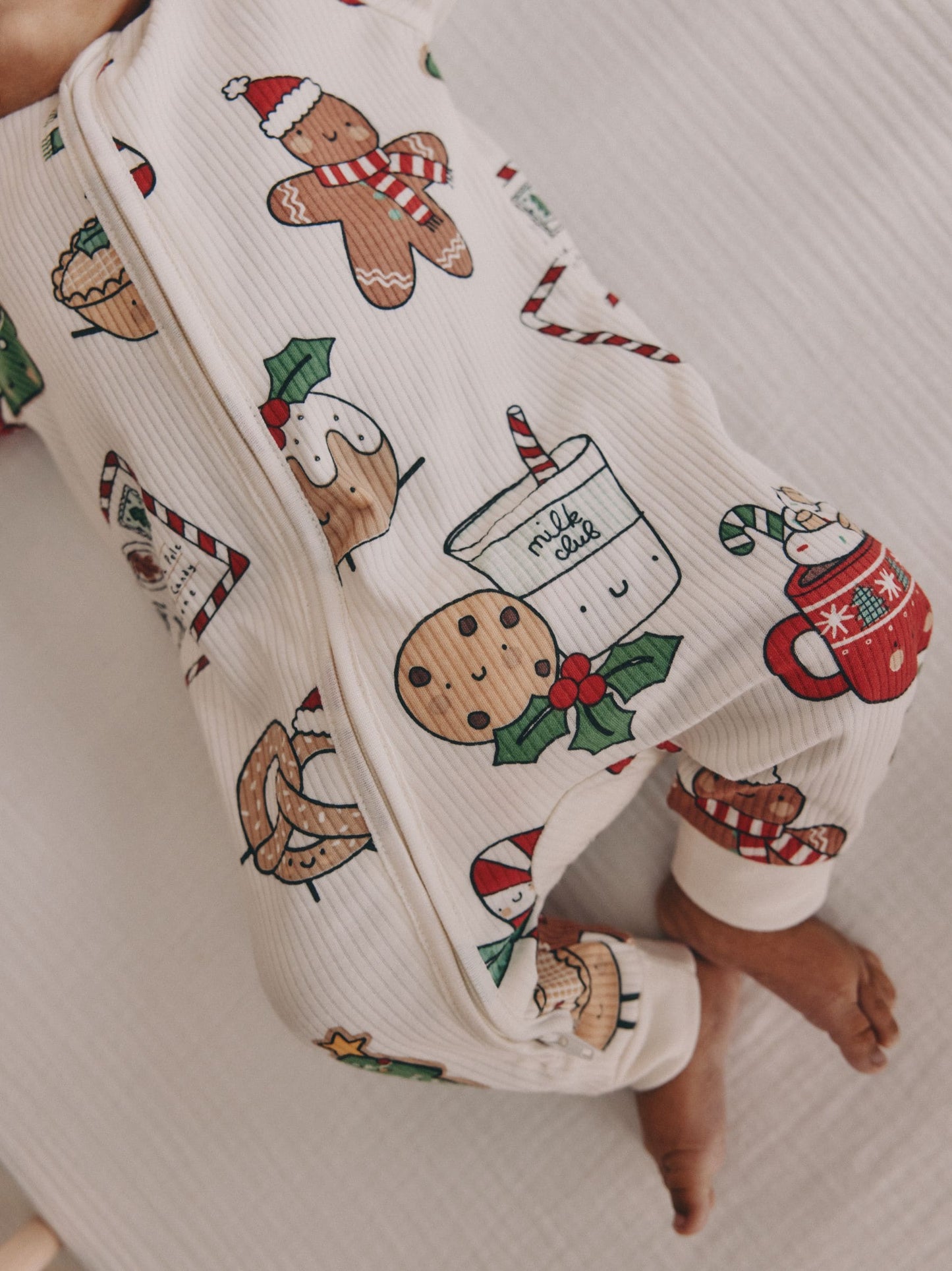 Multi Baby Christmas Character Sleepsuit (0mths-3yrs)