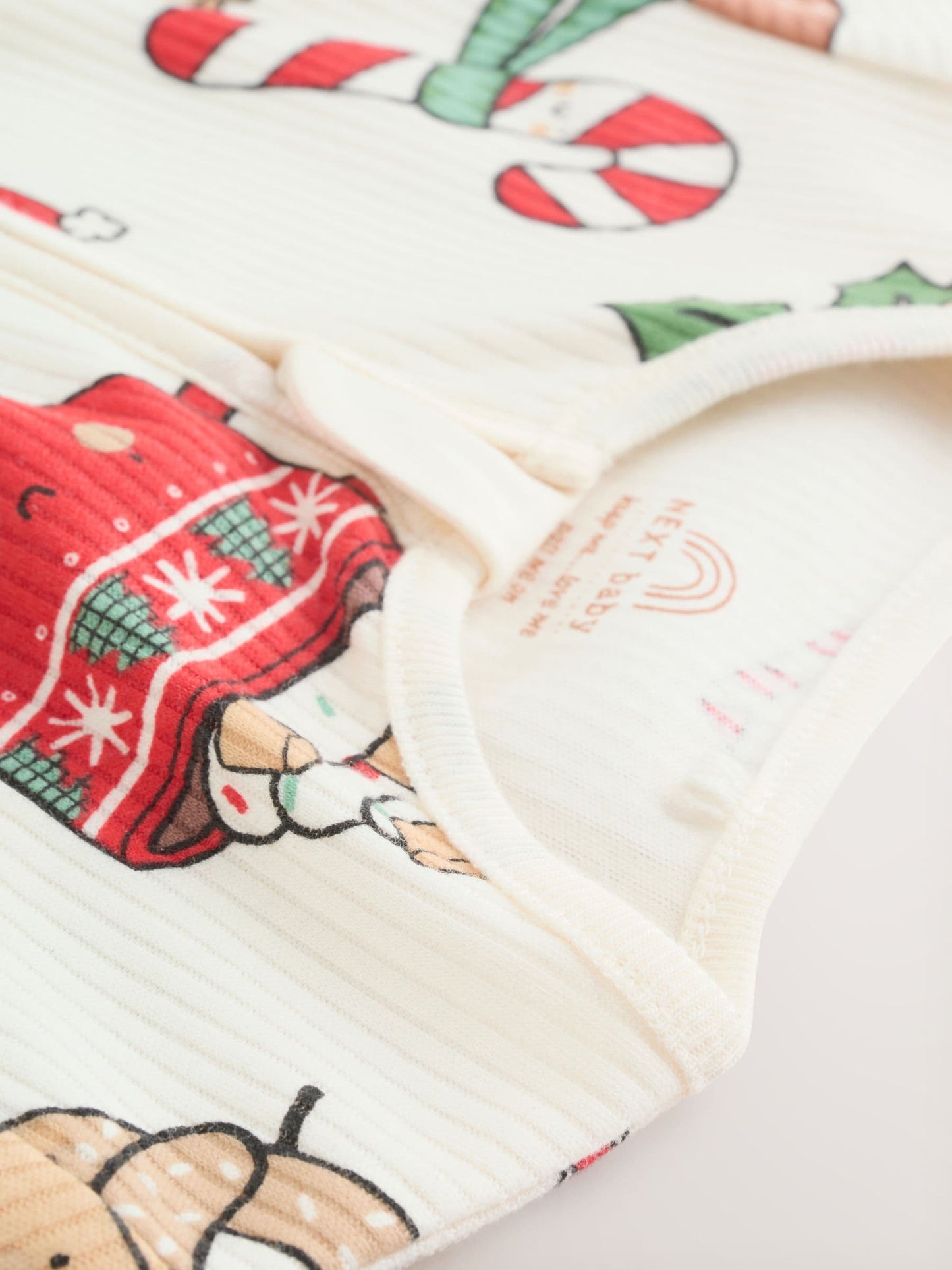 Multi Baby Christmas Character Sleepsuit (0mths-3yrs)