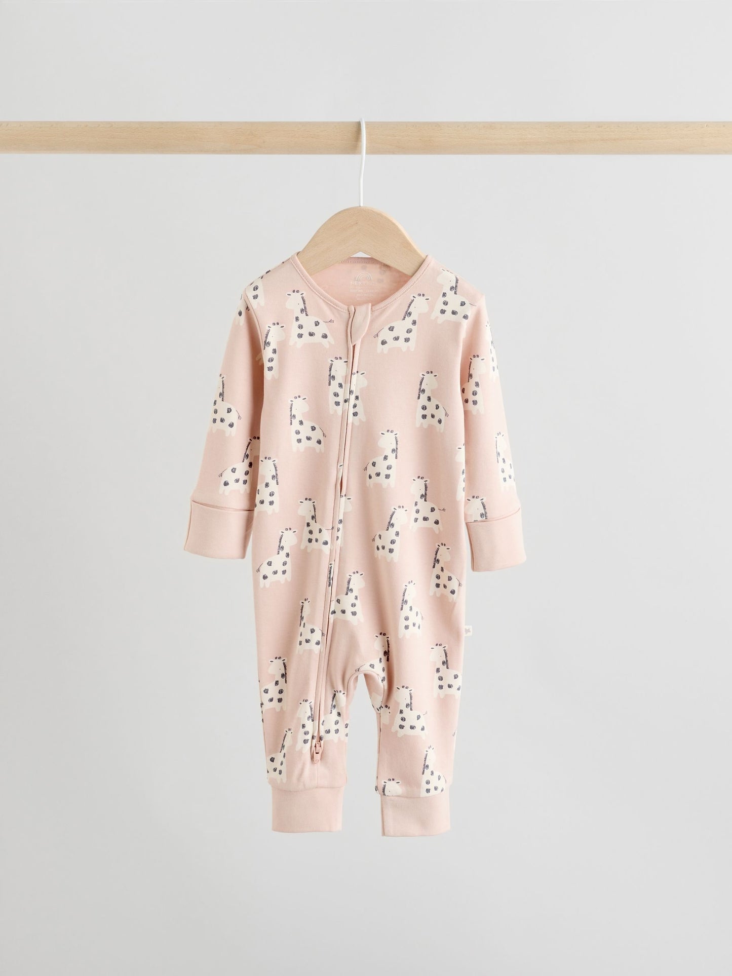Mint Green Two Way Zip Baby Footless Sleepsuits 3 Pack (0mths-3yrs) image 5