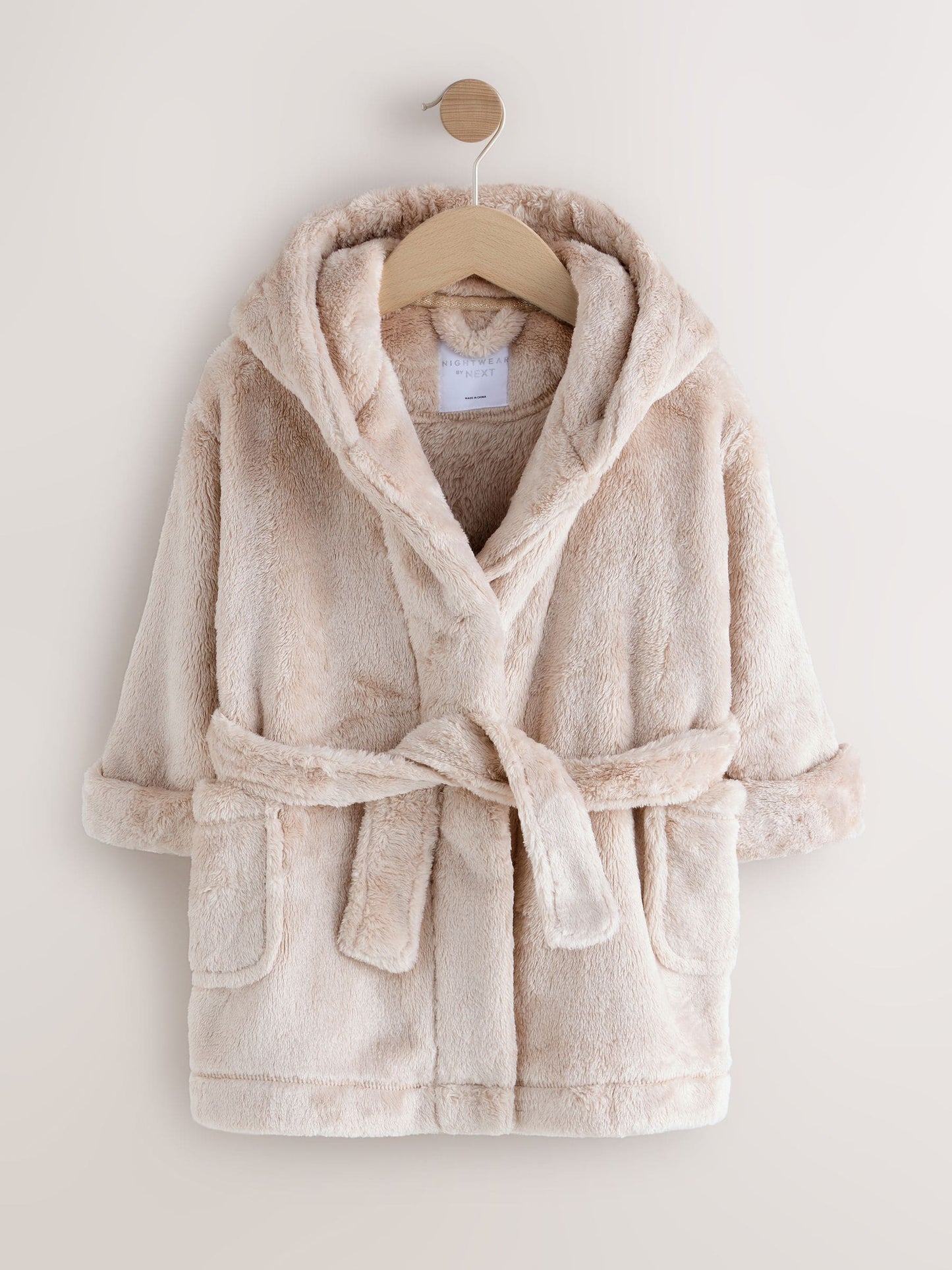 Cream Soft Touch Fleece Dressing Gown (9mths-16yrs)