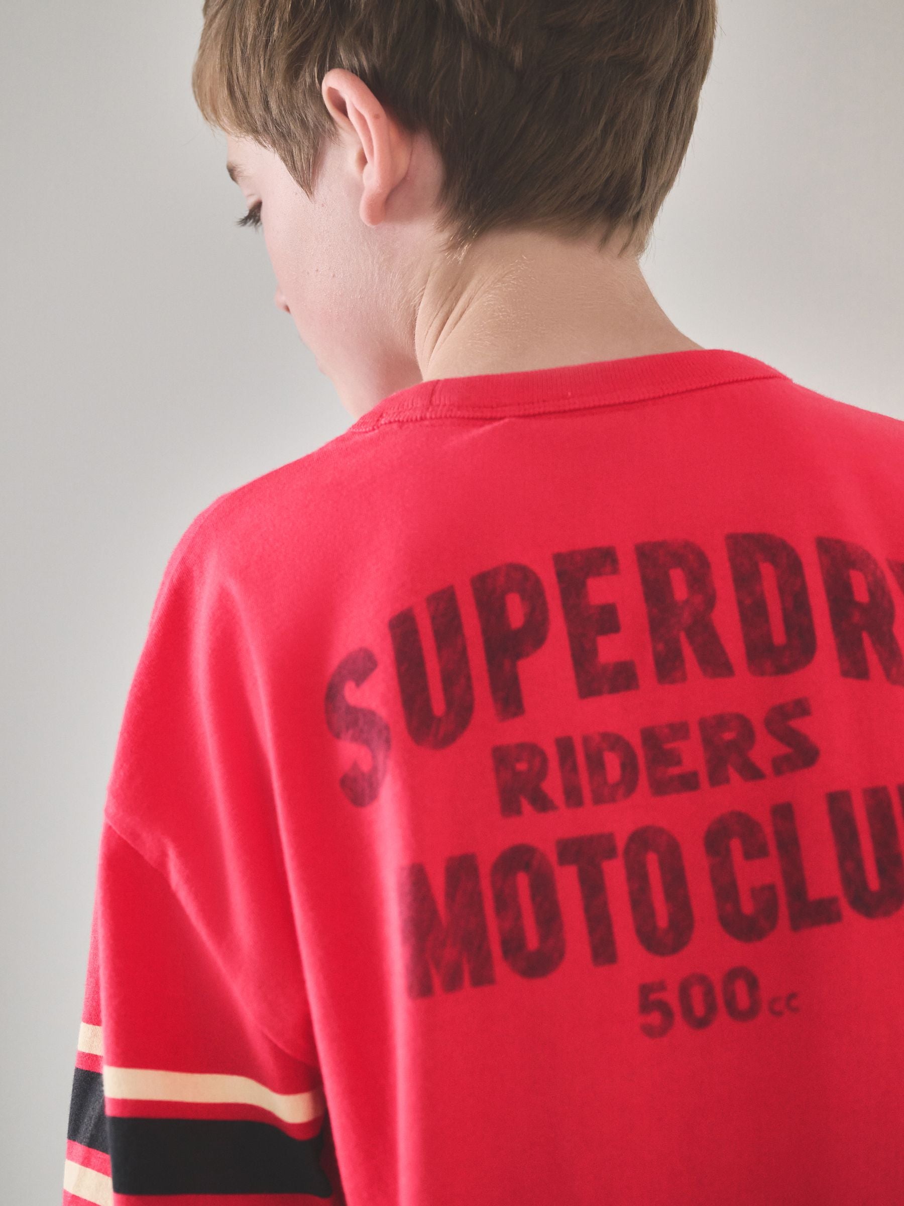 Dsiney Kidz - Superdry Red Long Sleeve T-Shirt image 3