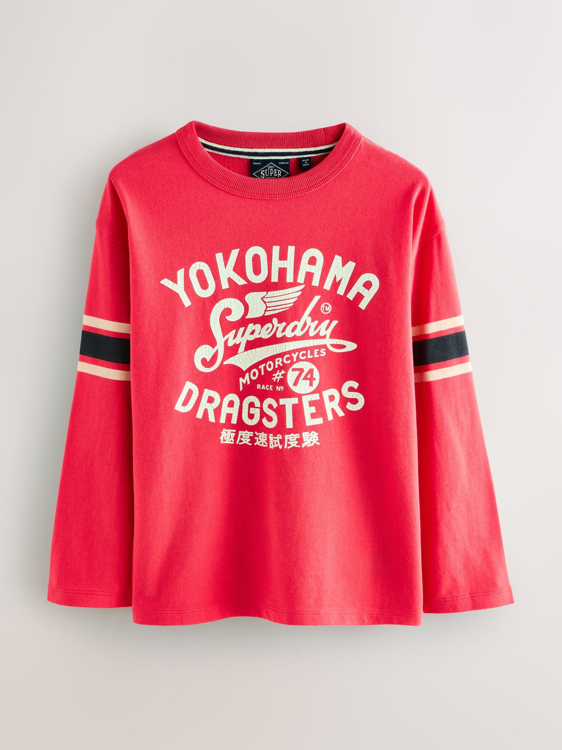 Dsiney Kidz - Superdry Red Long Sleeve T-Shirt image 4