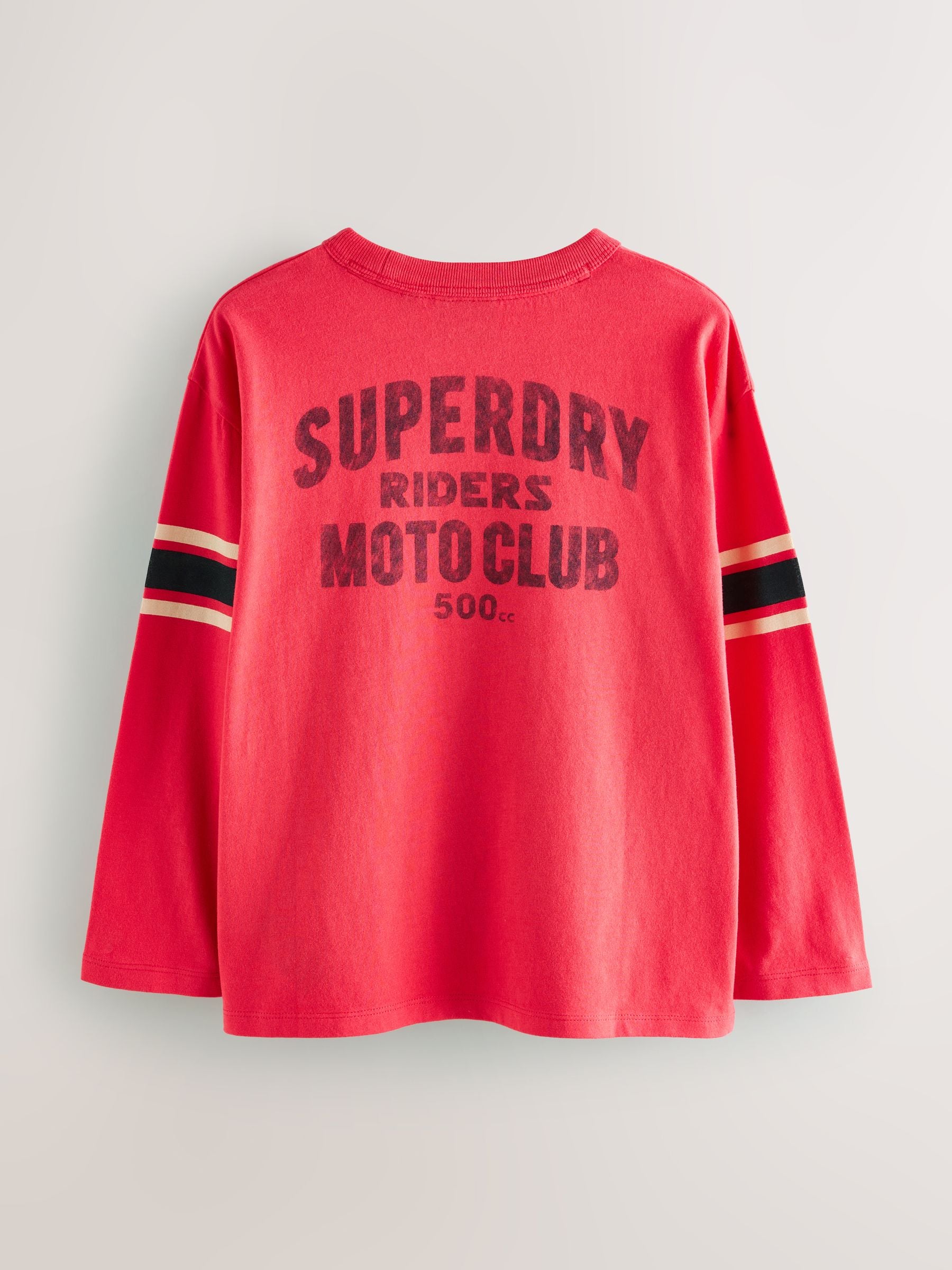 Dsiney Kidz - Superdry Red Long Sleeve T-Shirt image 5
