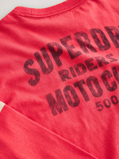 Dsiney Kidz - Superdry Red Long Sleeve T-Shirt image 8