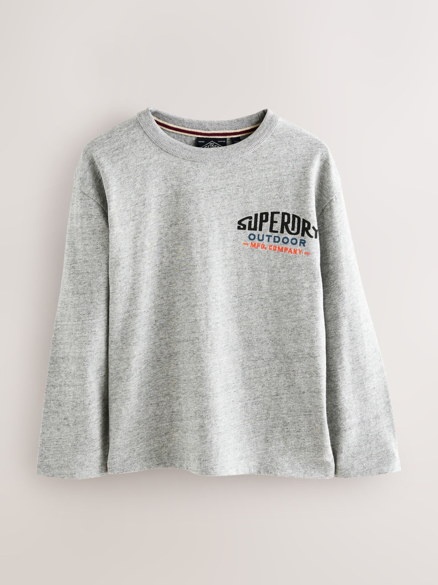 Dsiney Kidz - Superdry Grey Long Sleeve T-Shirt image 5