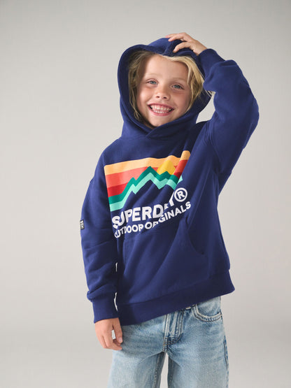 Dsiney Kidz - Superdry Navy Mix Hoodie image 2