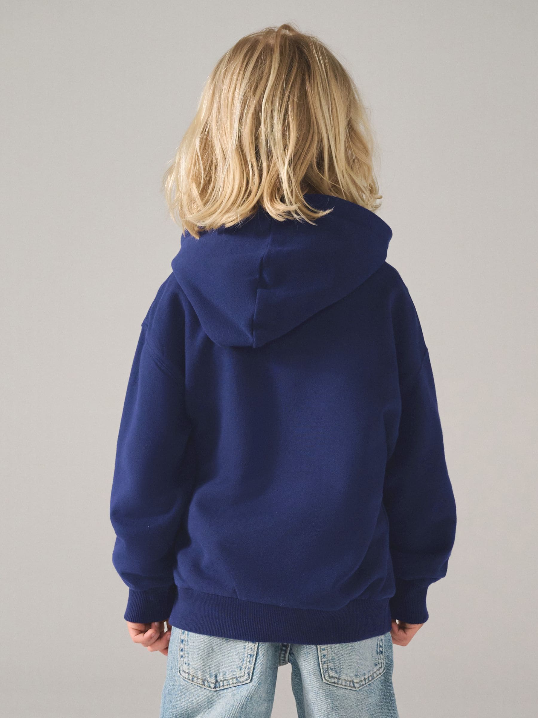 Dsiney Kidz - Superdry Navy Mix Hoodie image 3