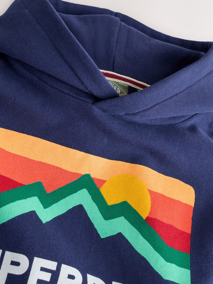 Dsiney Kidz - Superdry Navy Mix Hoodie image 8