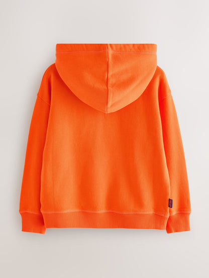 Dsiney Kidz - Superdry Orange Zip Through Hoodie image 7