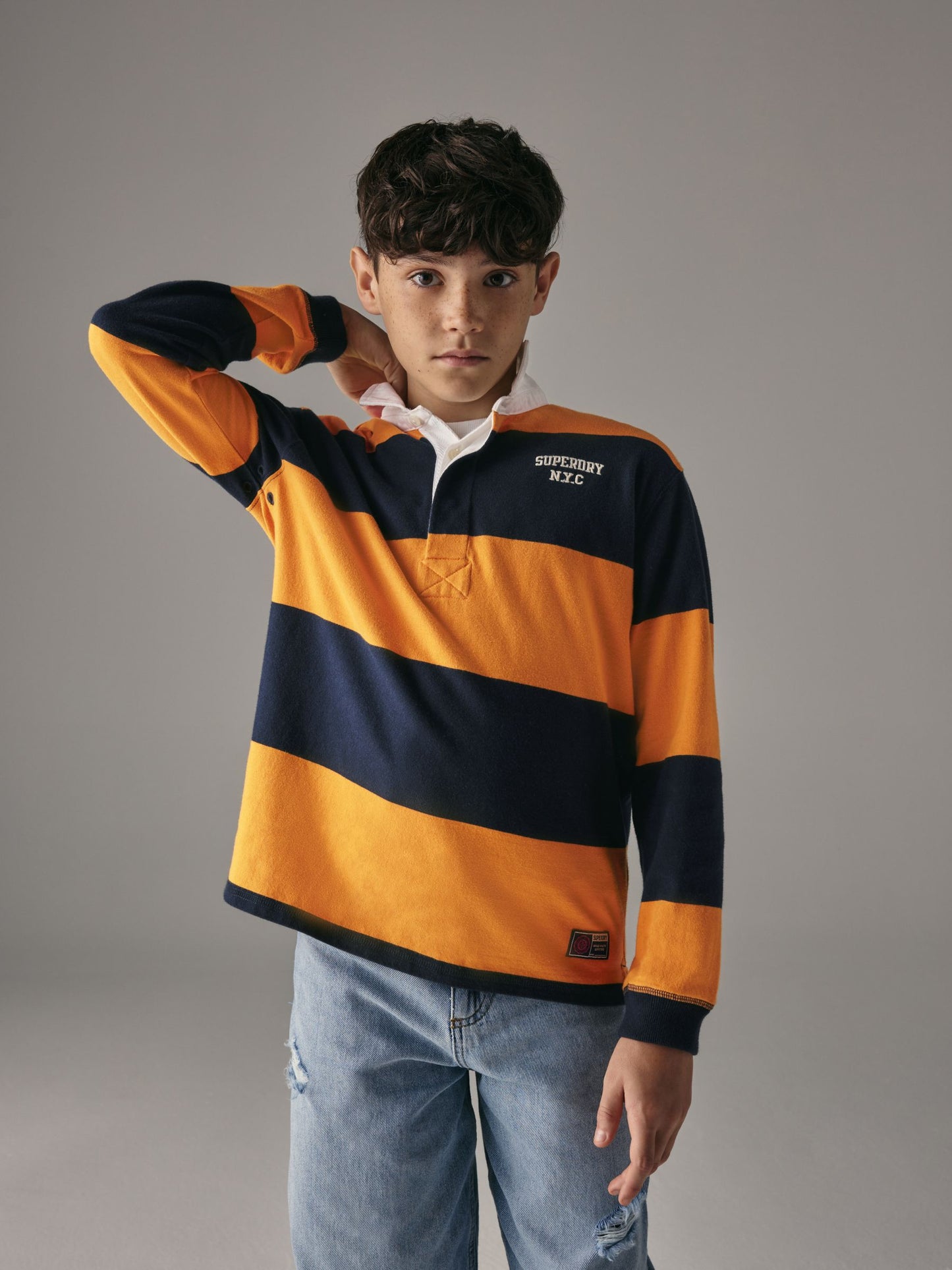 Dsiney Kidz - Superdry Rugby Yellow Shirt image 1