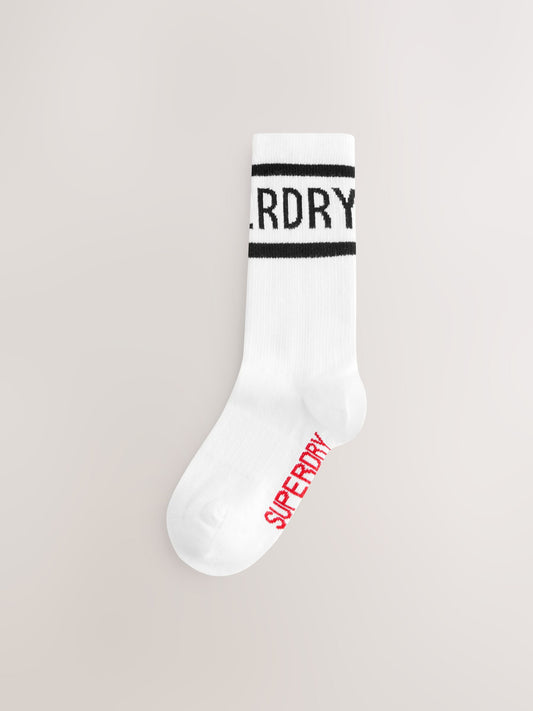 Superdry White Socks 5 Pack image 2