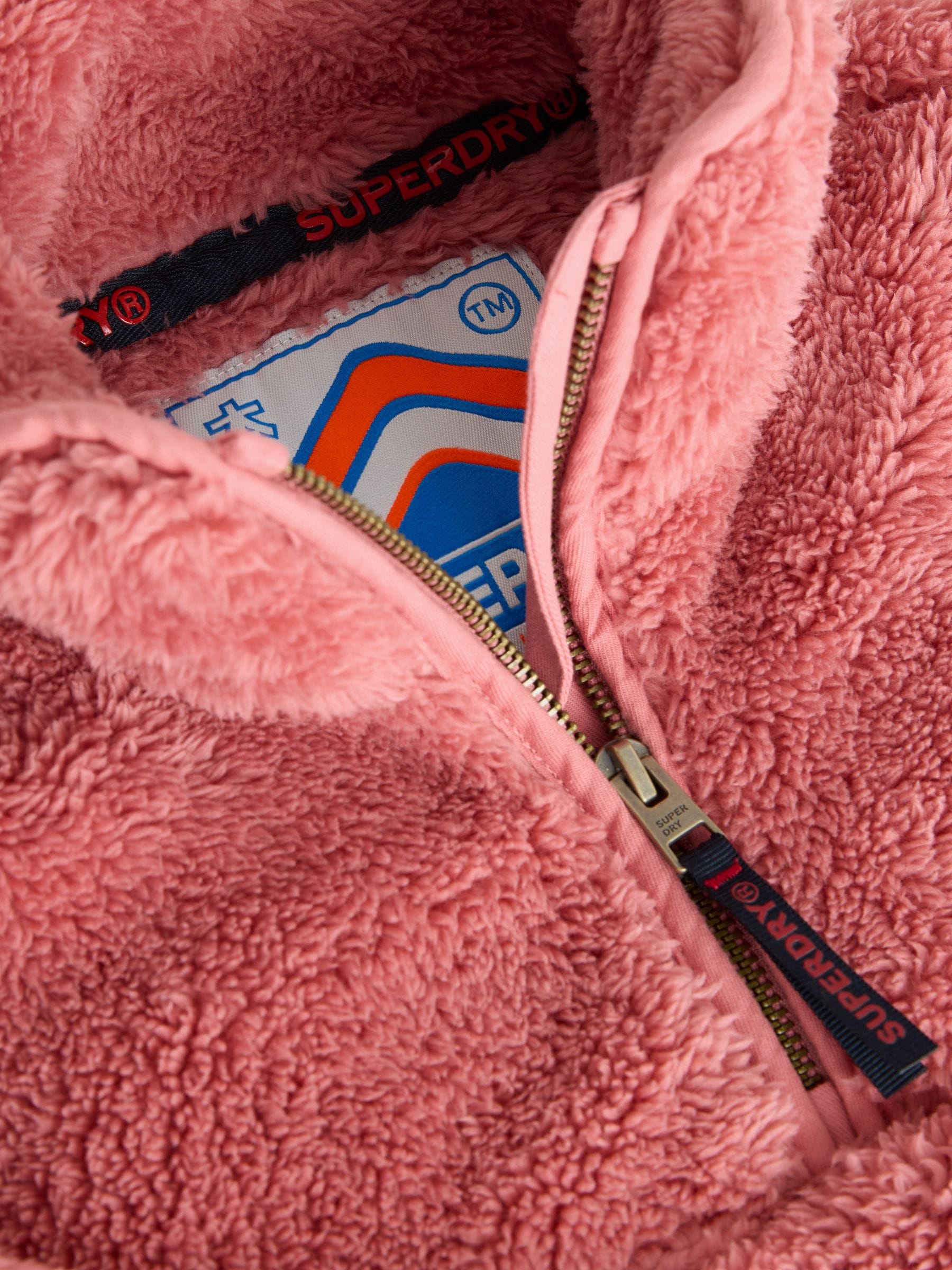 Dsiney Kidz - Superdry Pink Quarter Zip Fleece image 4