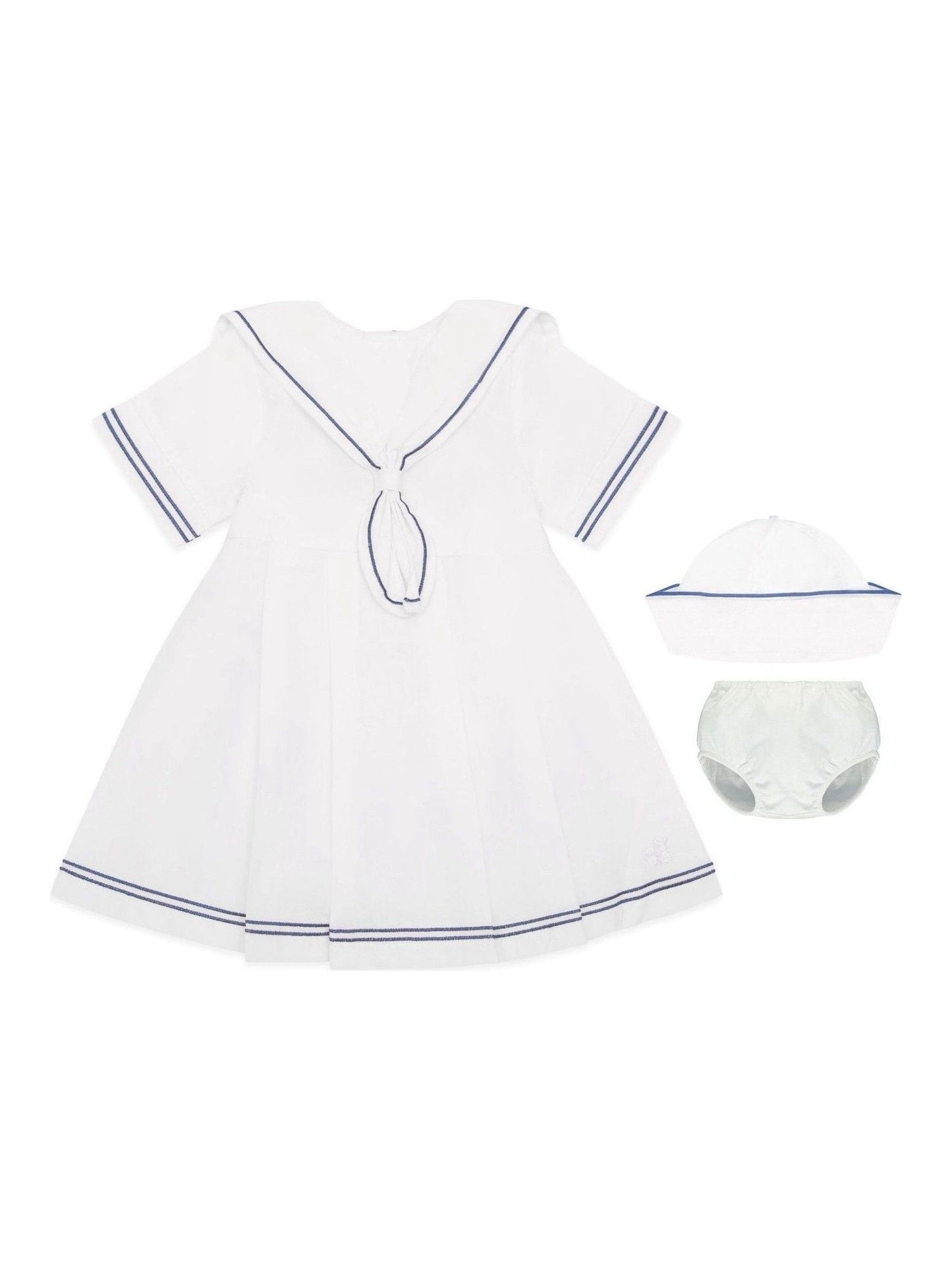 Emile Et Rose White Sailor Style Dress image 2