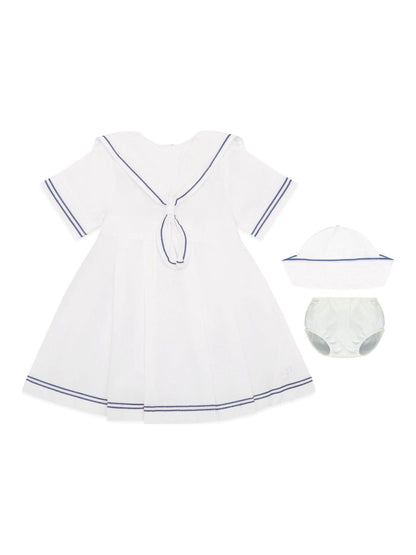 Emile Et Rose White Sailor Style Dress image 2