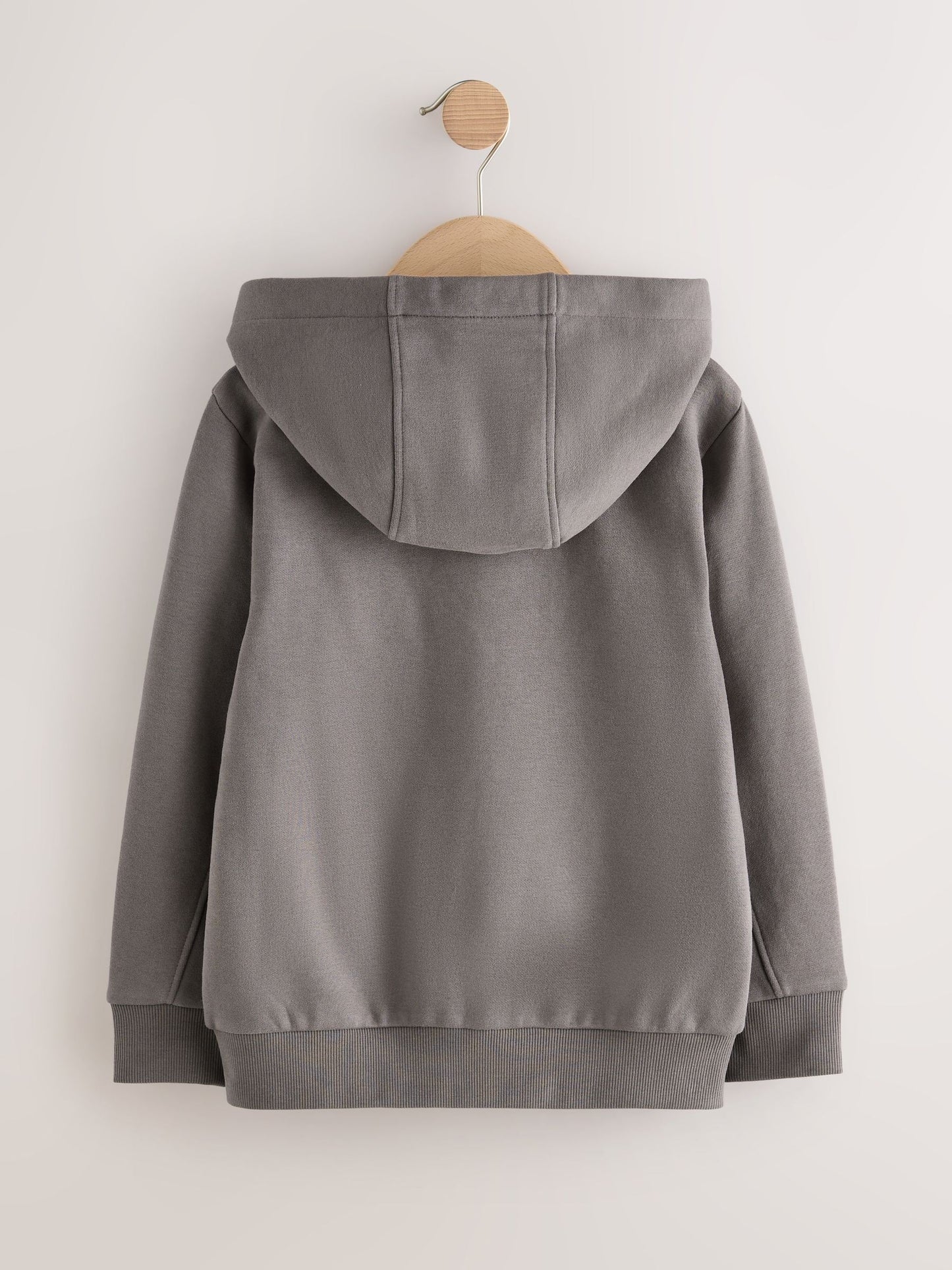 Mink Plain Zip Through Hoodie (3-16yrs)