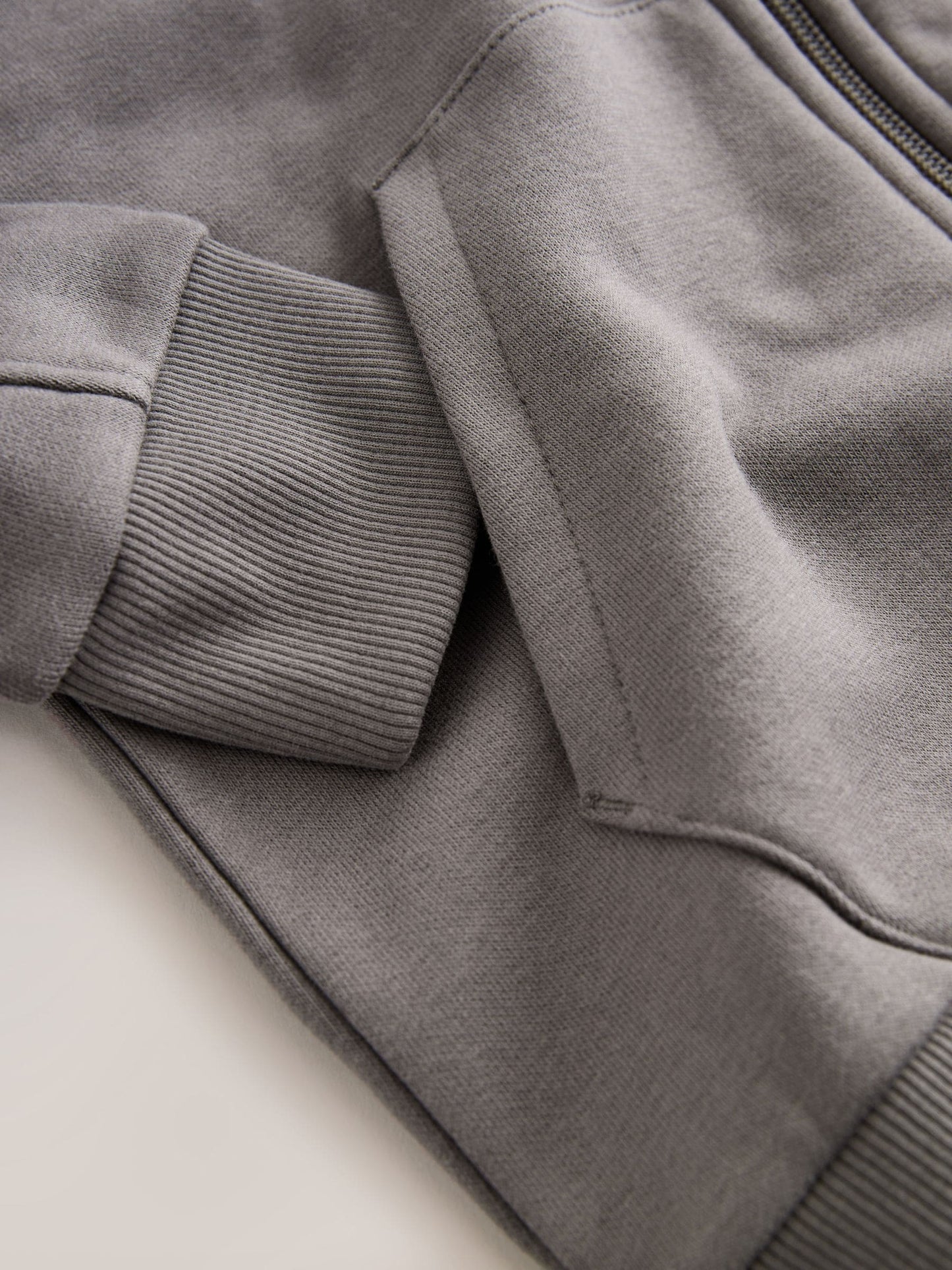 Mink Plain Zip Through Hoodie (3-16yrs)