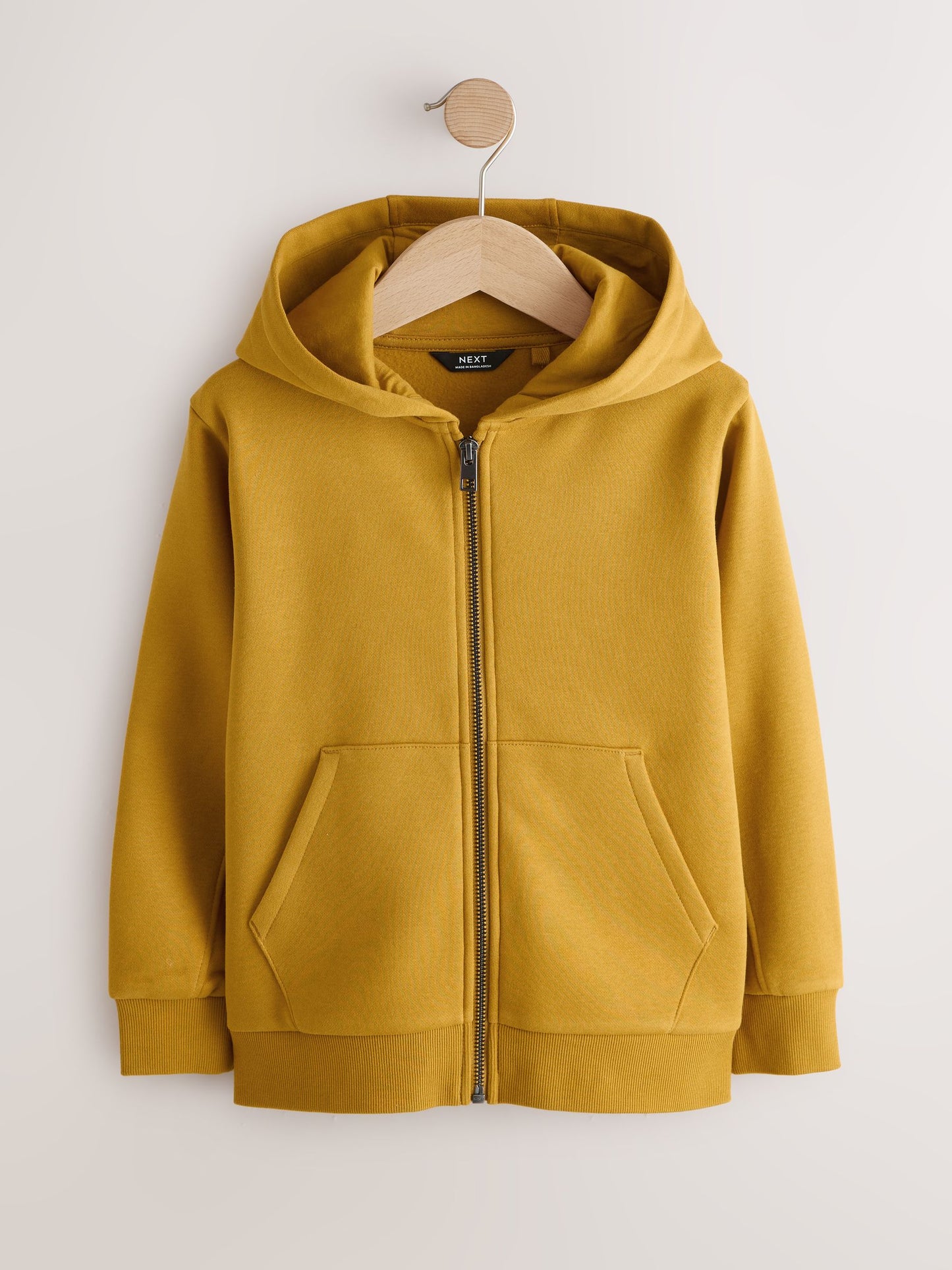 Dsiney Kidz - Ochre Yellow Zip Through Sweat Hoodie (3-16yrs) image 1