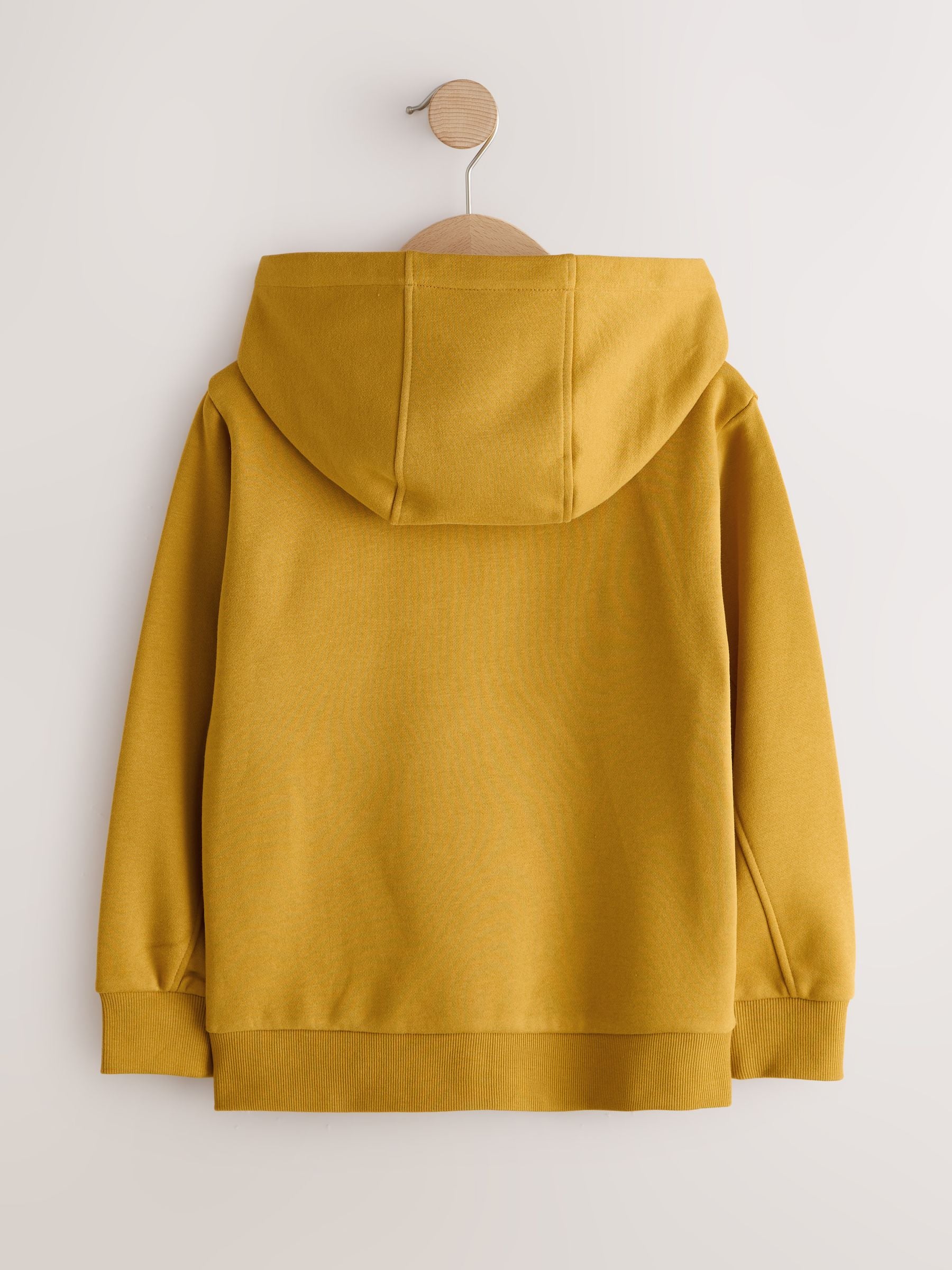 Dsiney Kidz - Ochre Yellow Zip Through Sweat Hoodie (3-16yrs) image 2