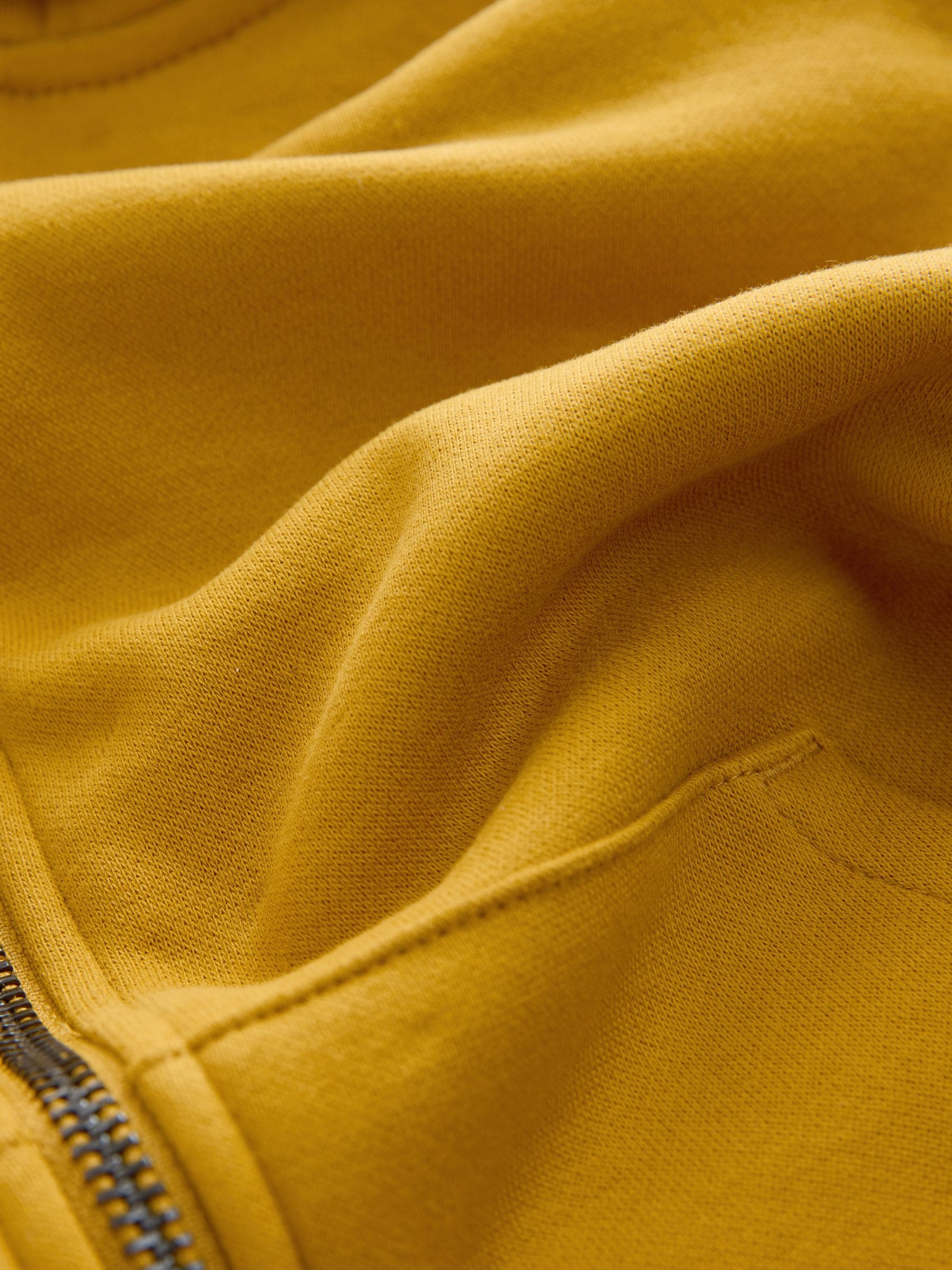 Dsiney Kidz - Ochre Yellow Zip Through Sweat Hoodie (3-16yrs) image 3