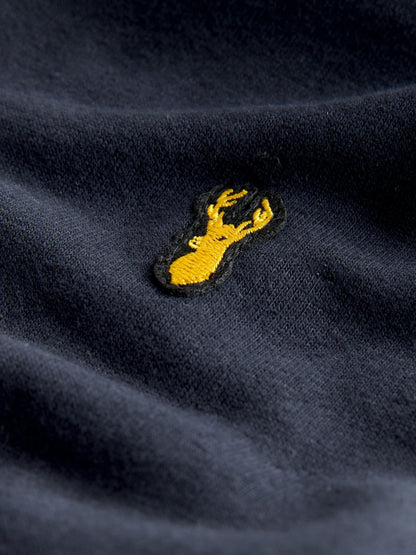 Navy Blue Logo Zip Through Hoodie (3-16yrs)