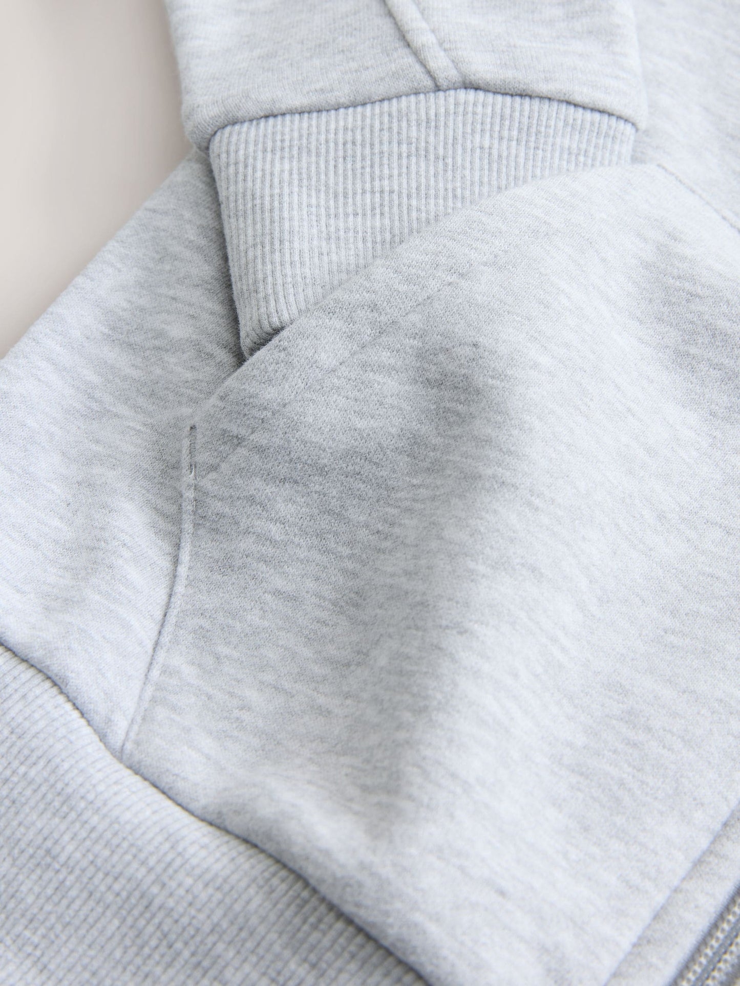 Grey Logo Zip Through Hoodie (3-16yrs)