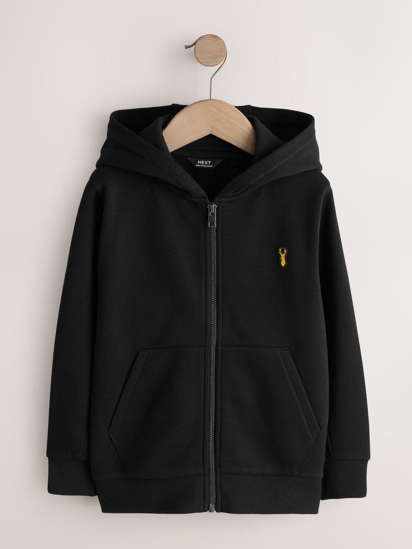 Dsiney Kidz - Black Stag Zip Through Sweat Hoodie (3-16yrs) image 1