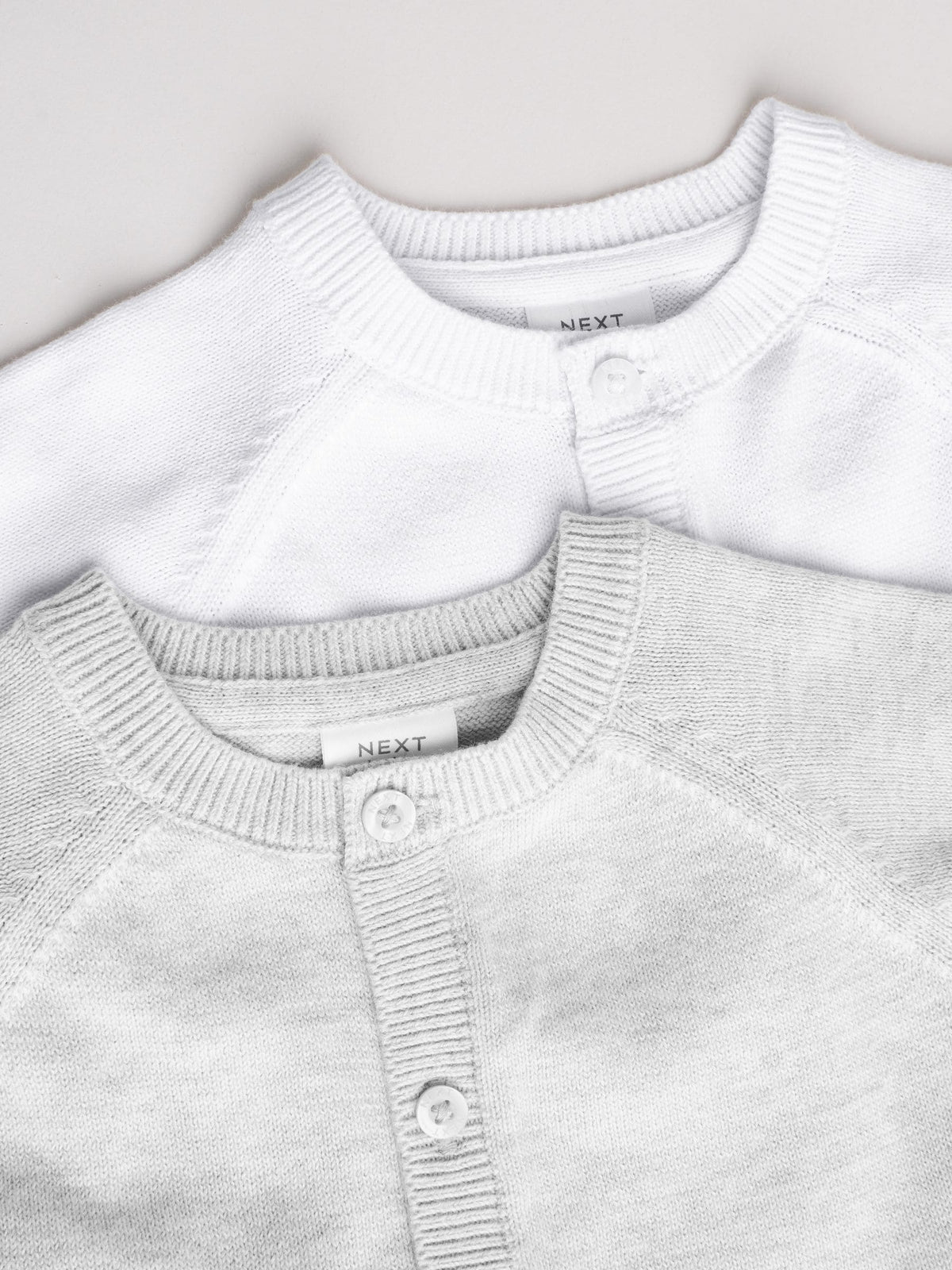 Dsiney Kidz - Grey/White Grey and White 2pk Knitted Baby Cardigan image 7