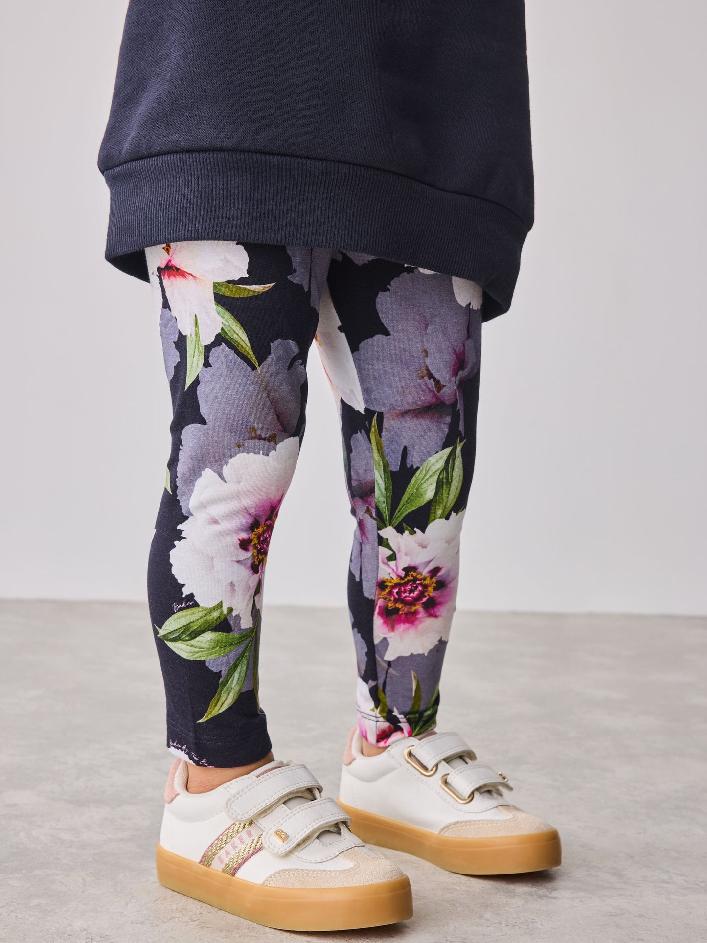 Baker by Ted Baker 2 Piece Longline Bow Sweat and Floral Leggings Set image 5