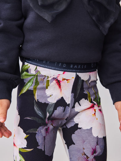 Baker by Ted Baker 2 Piece Longline Bow Sweat and Floral Leggings Set image 6