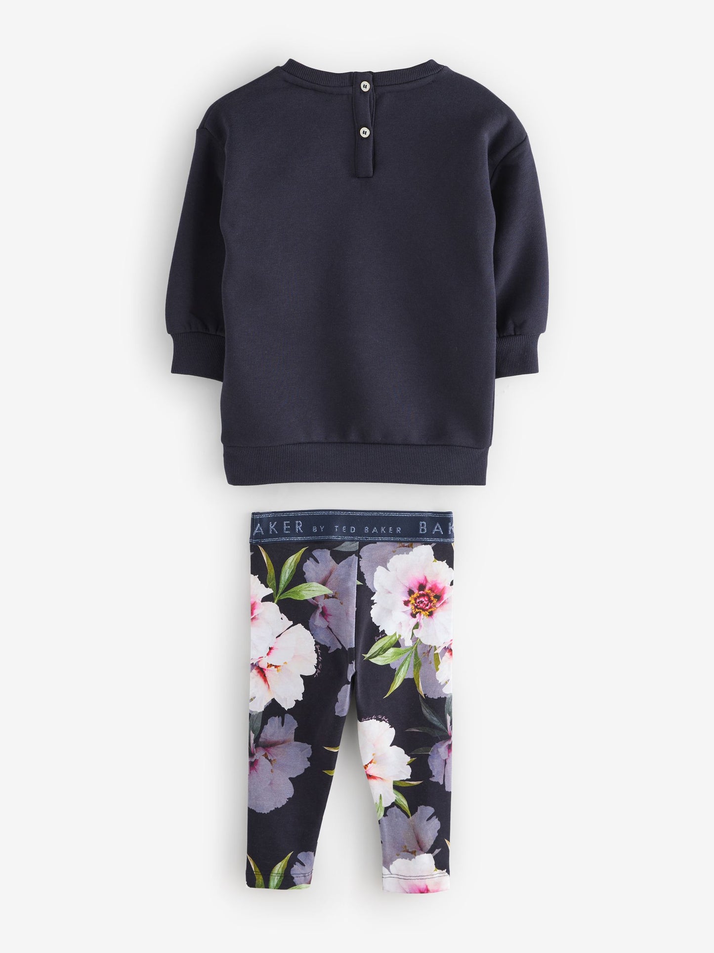 Baker by Ted Baker 2 Piece Longline Bow Sweat and Floral Leggings Set image 8