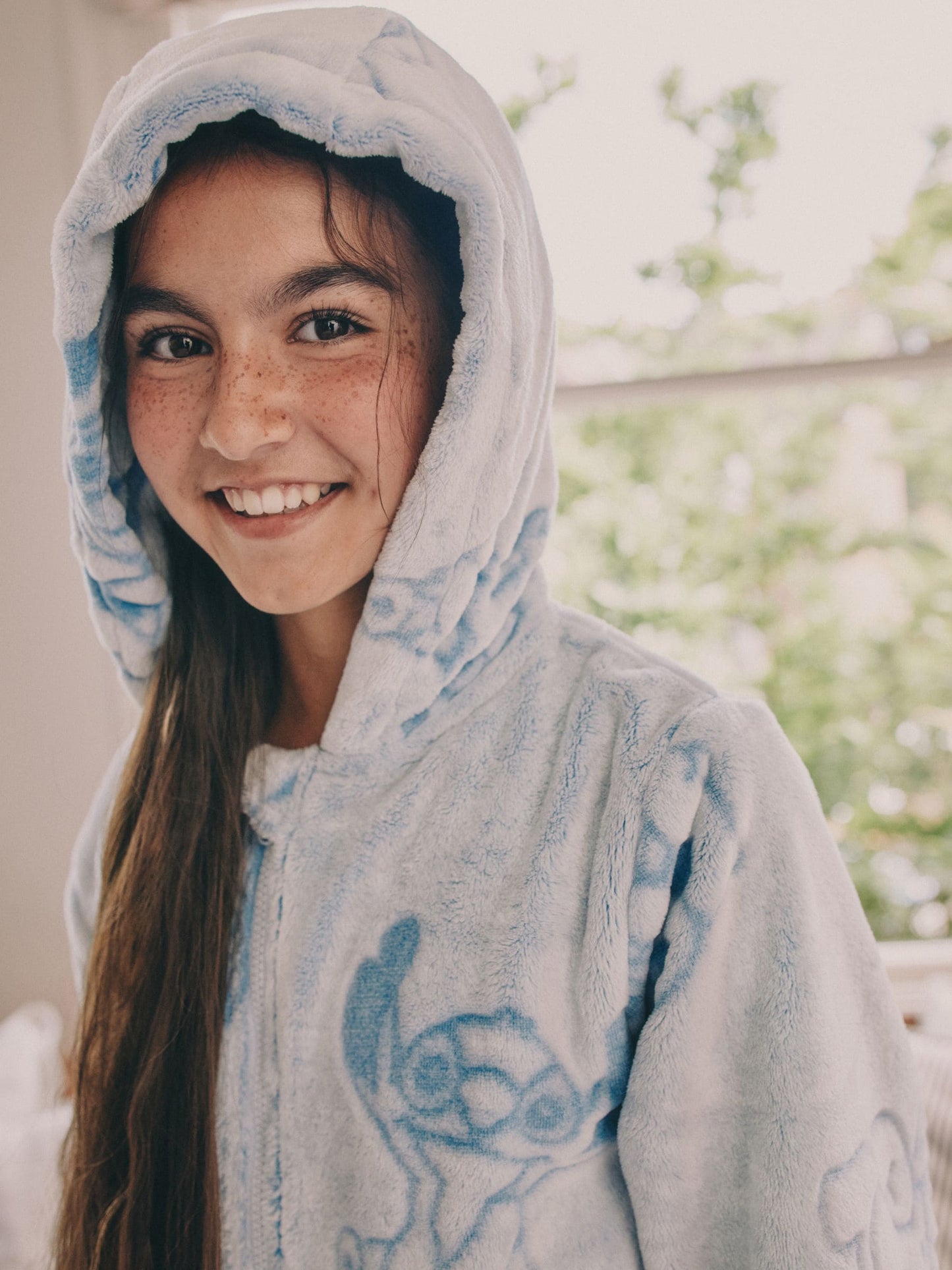 Blue Lilo & Stitch Fleece All-In-One (3-16yrs)