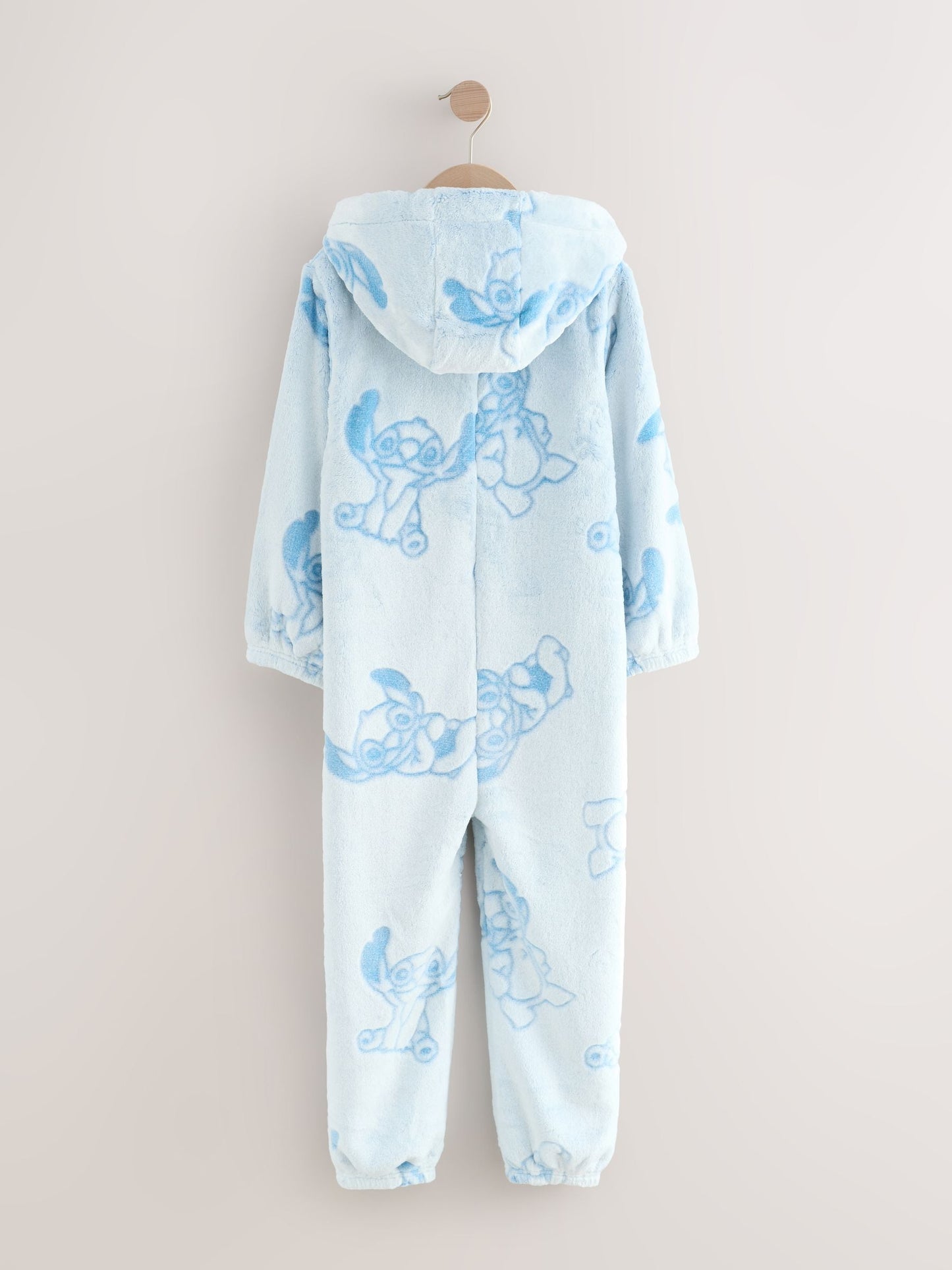 Blue Lilo & Stitch Fleece All-In-One (3-16yrs)