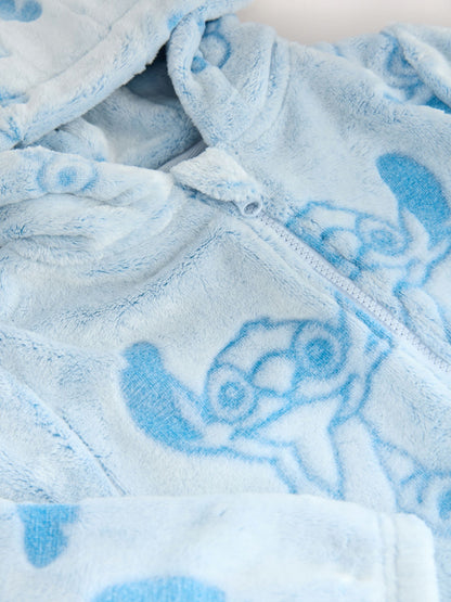 Blue Lilo & Stitch Fleece All-In-One (3-16yrs)