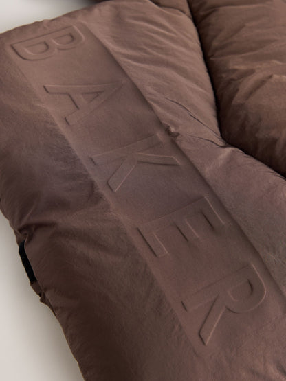 Baker by Ted Baker Shower Resistant Colourblock Padded Brown/Black Coat image 8