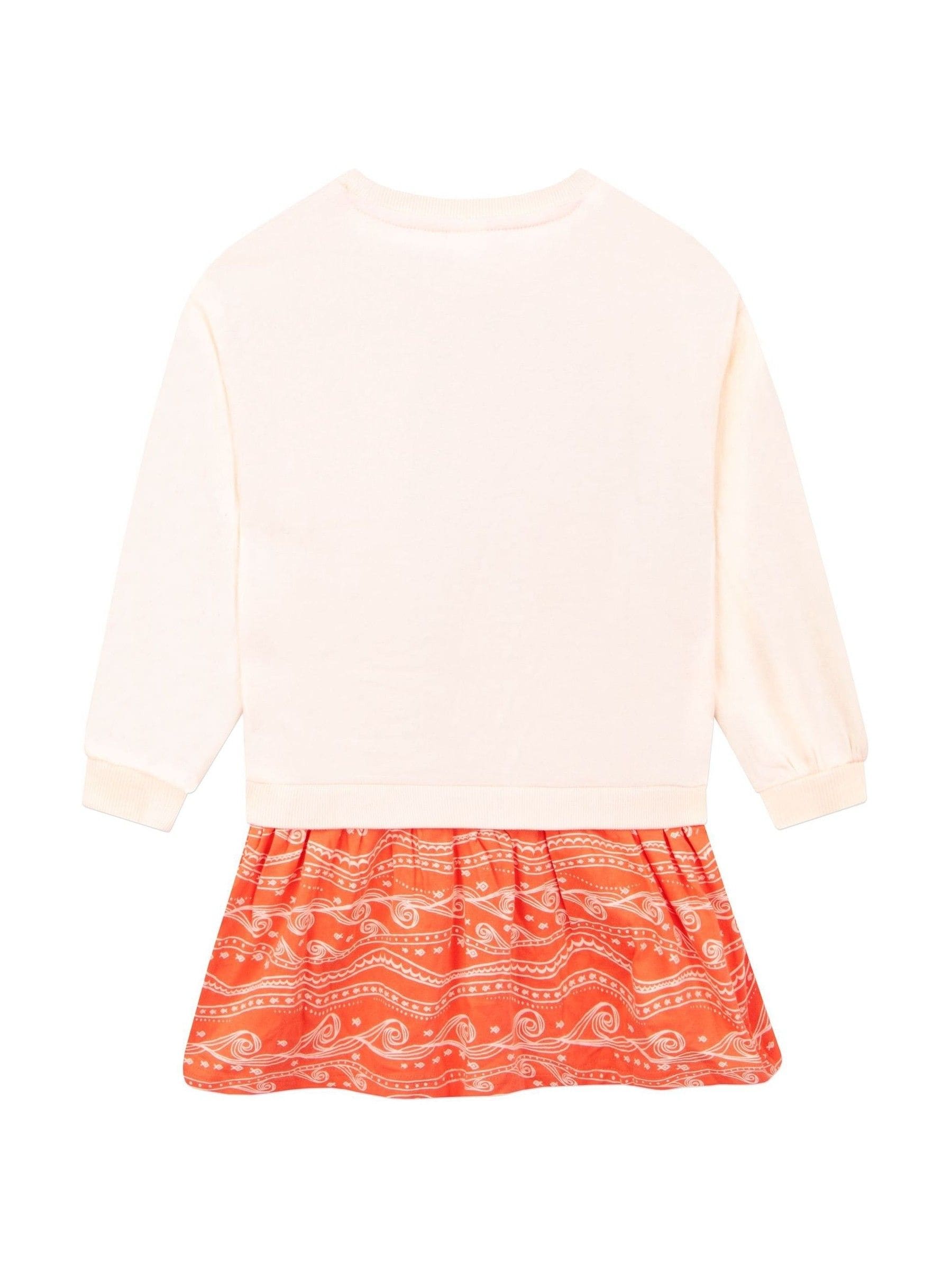 Character Orange Disney Moana 2 Sweatshirt 100% Cotton Dress image 7