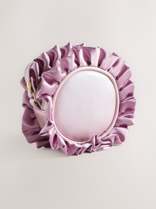 Pink Frill Initial Bag image 3