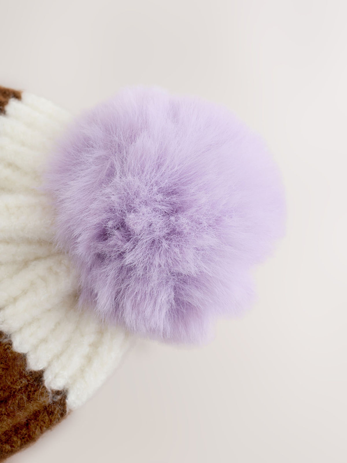 Purple/White Pom Beanie (1-16yrs) - image 2